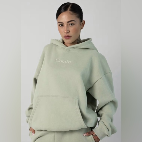 Comfrt Signature Fit Hoodie – Green Tea (Size L) - Picture 1 of 2